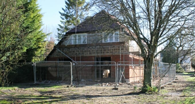 New build house, Corhampton, Hampshire